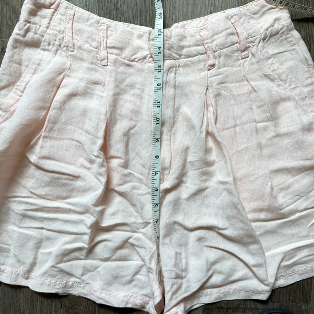 NWT Free People Calla Linen Trouser Shorts - Picture 6 of 13